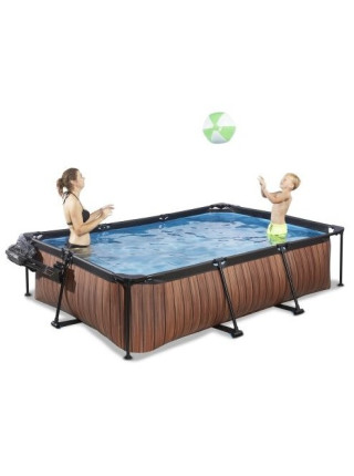 Басейн EXIT з куполом 300х200х65 см "дерево"